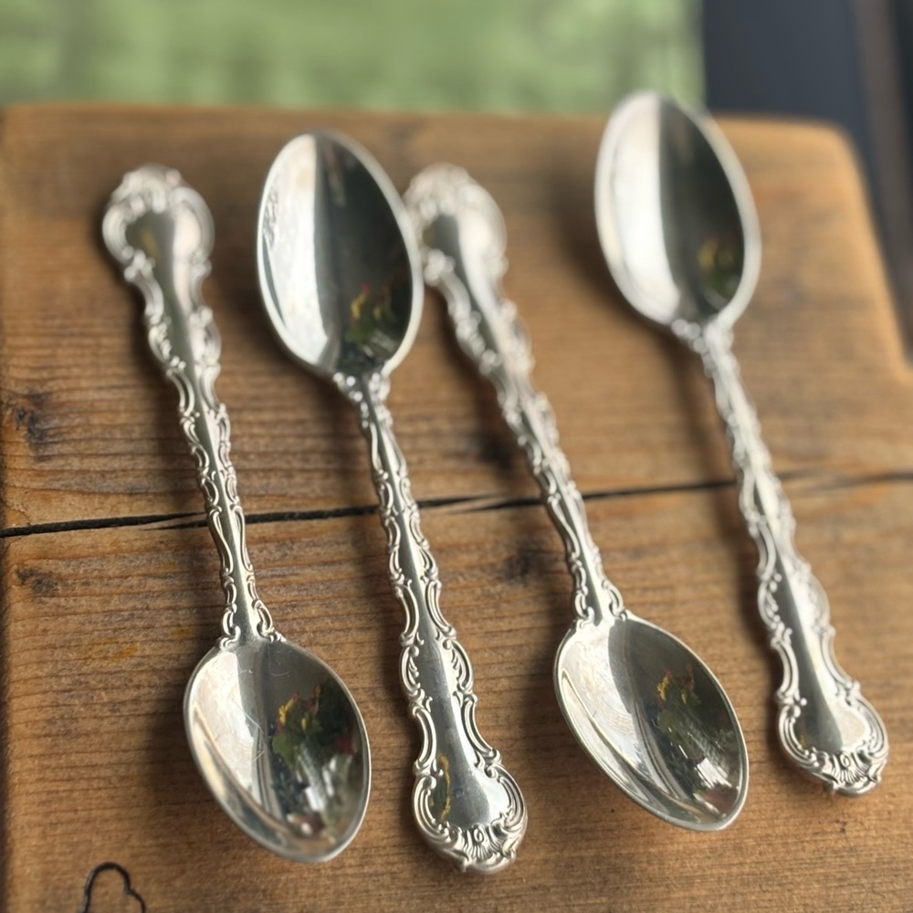 Birks Regency Plate spoons Set x4